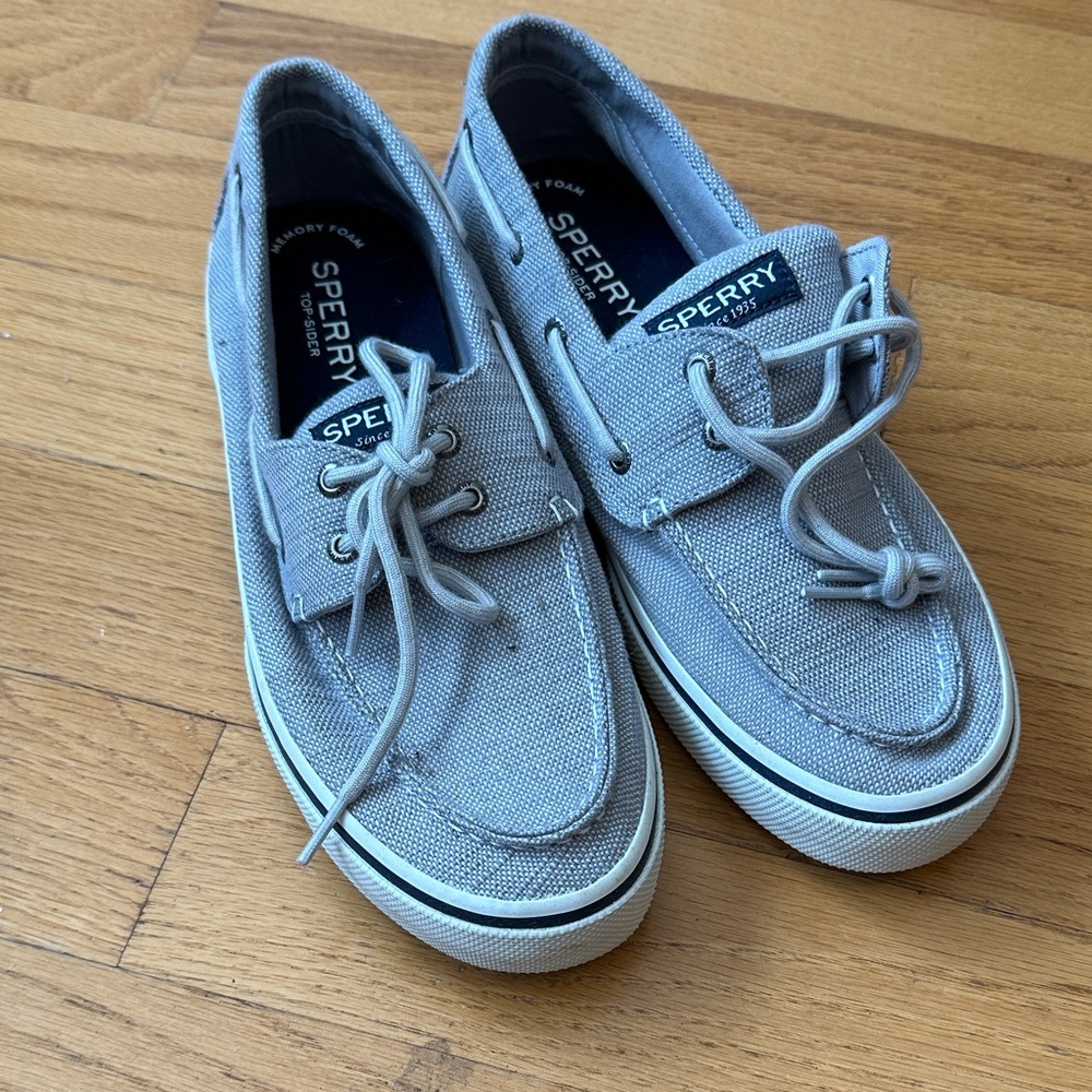Sperry Men's Light Gray Boat Shoes